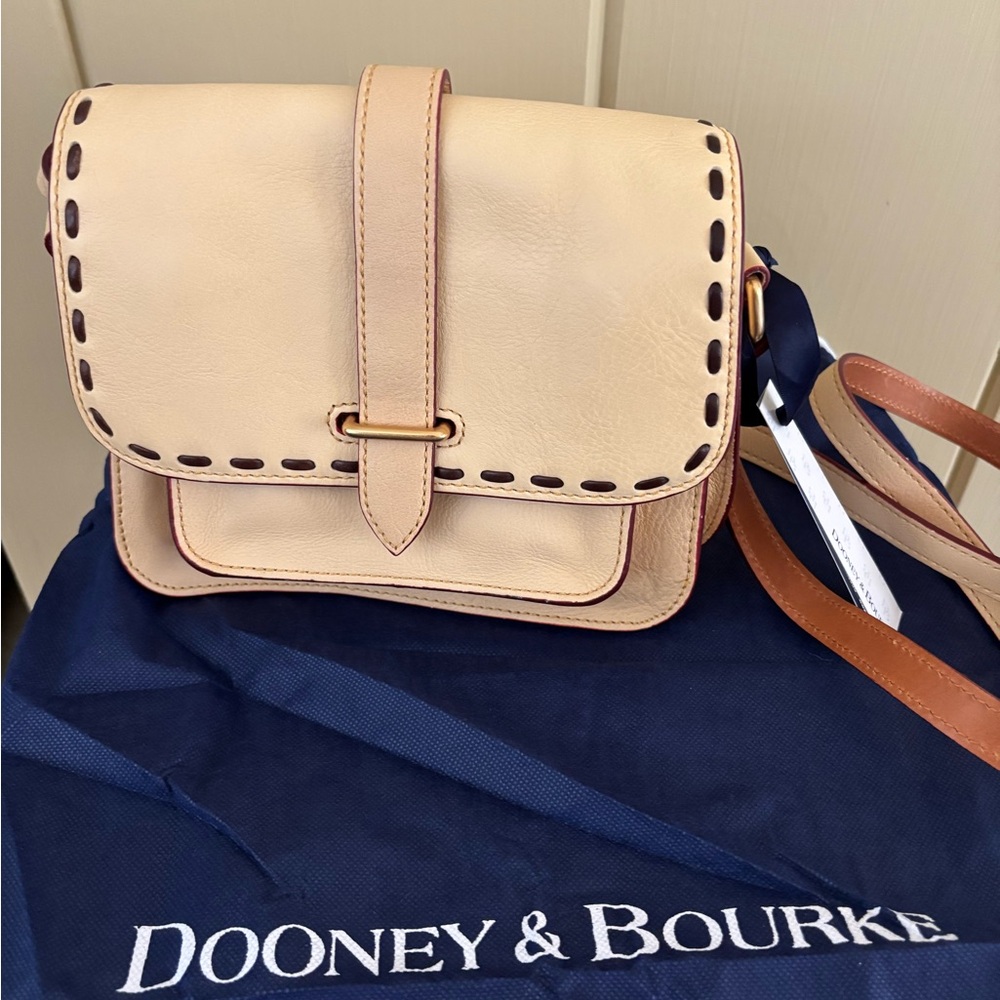 Dooney & Bourke Florentine leather binocular crossbody bag